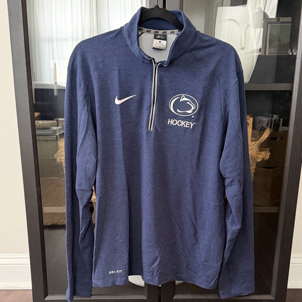 Nike Penn State Hockey Quarter-Zip Pullover